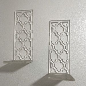 Acrylic candle holders